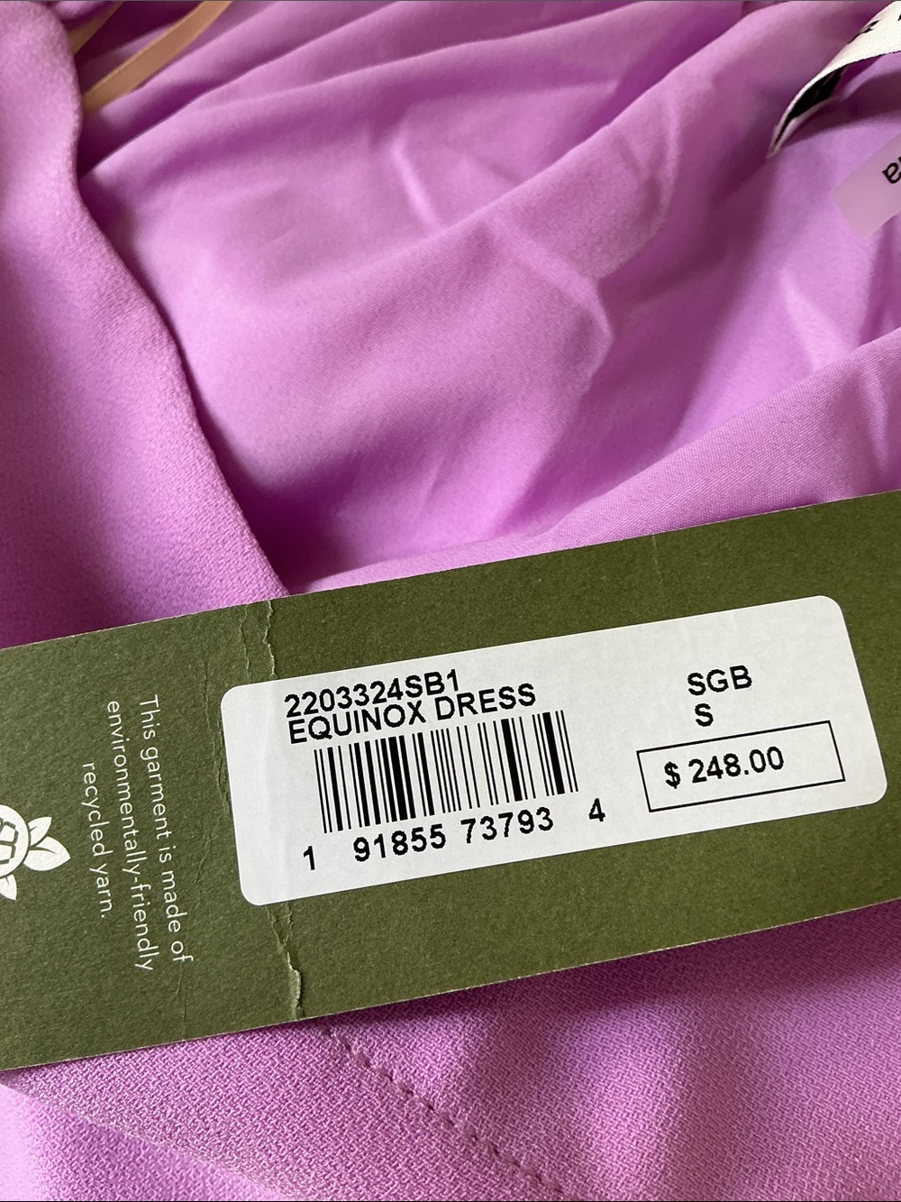 TRINA TURK EQUINOX Lilac Off-Shoulder Dress - Picture 4 of 8